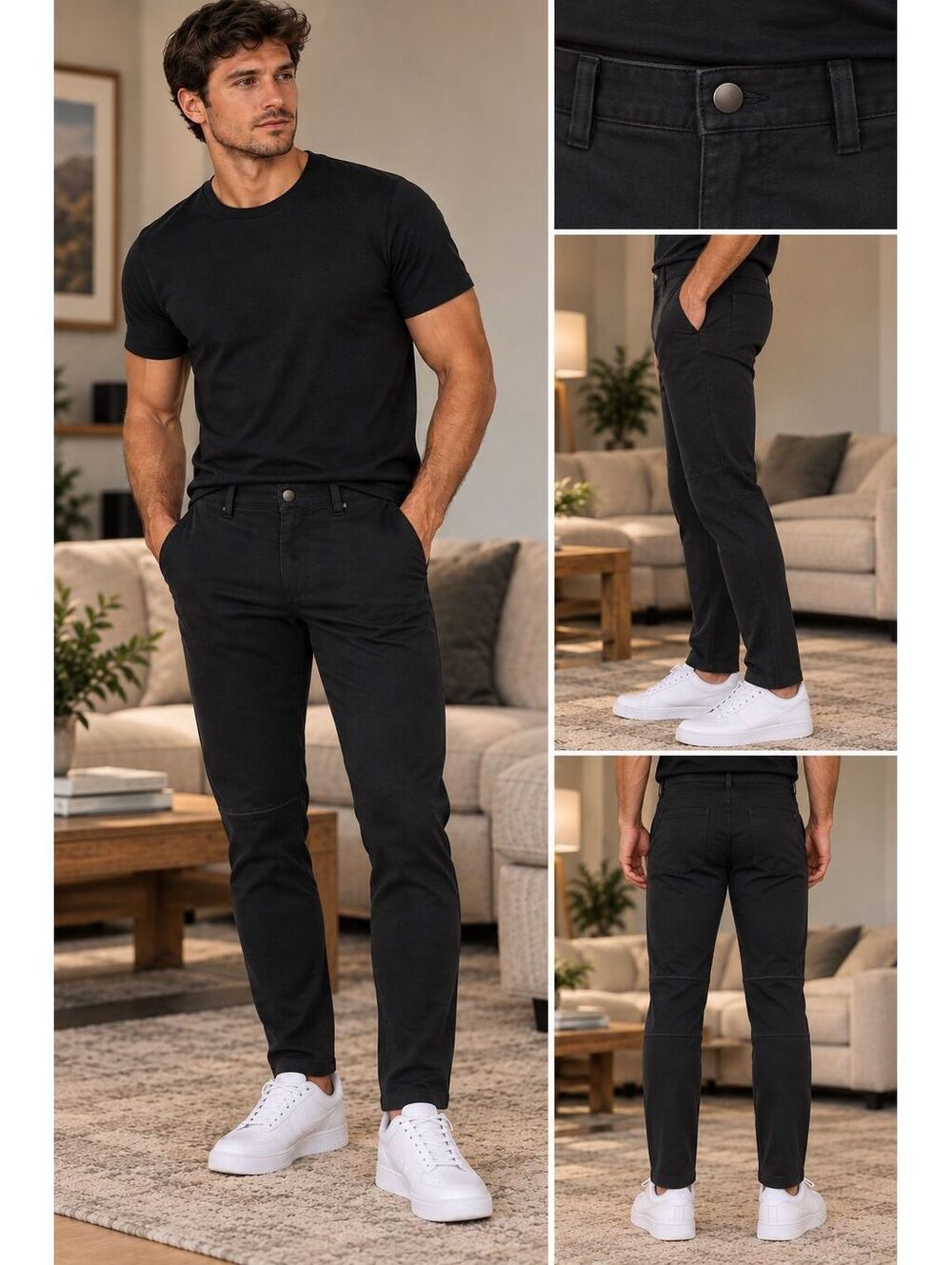 Men’s Lululemon black pants 33x29